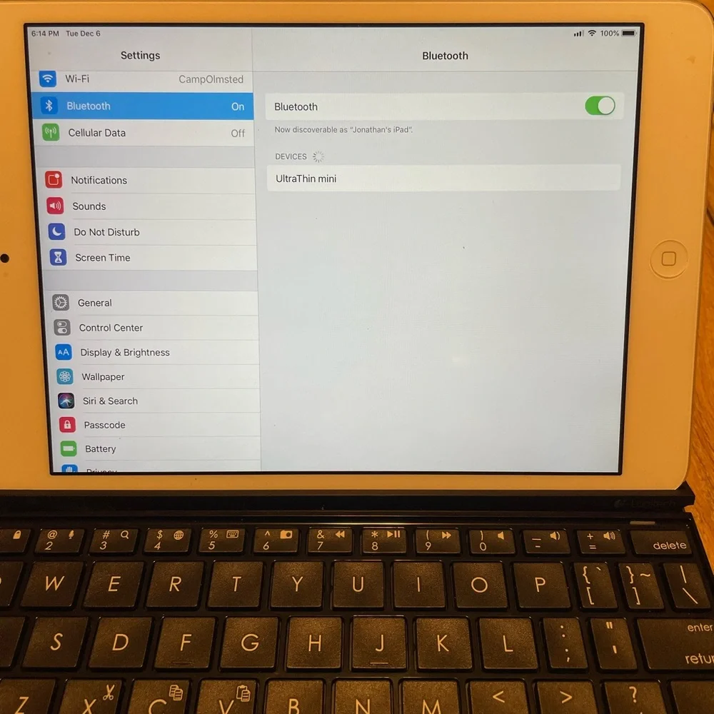 Logitech Ultrathin iPad Mini Keyboard